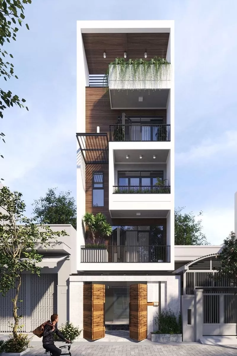 Cách bố trí công năng nhà mặt tiền 4m dài 18m hợp lý