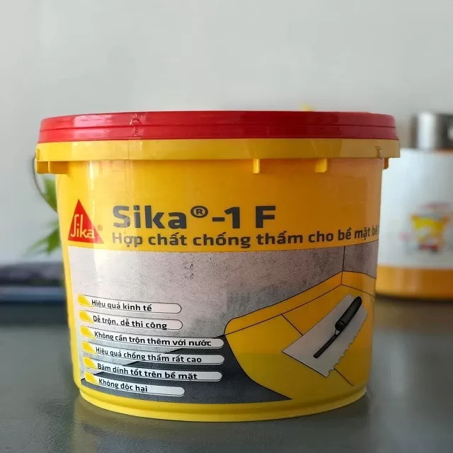 Sử dụng Sika-1F chống thấm
