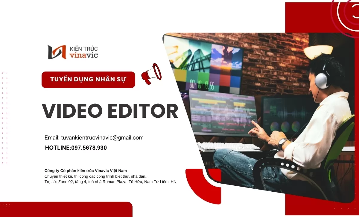 TUYỂN DỤNG VIDEO EDITOR