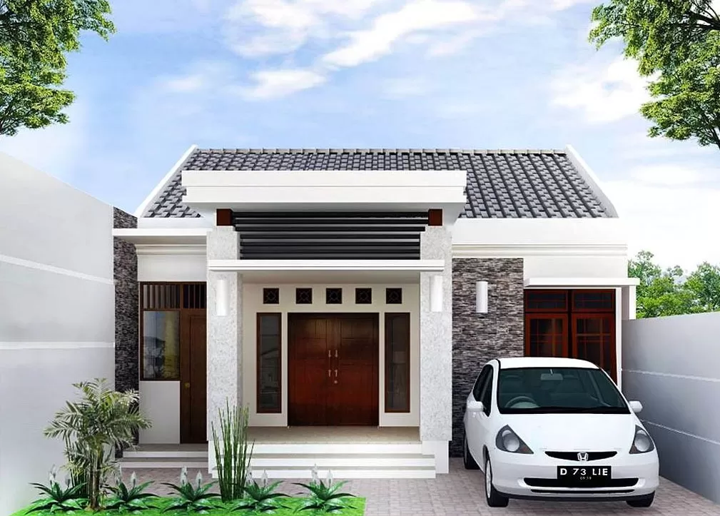 Mẫu nhà cấp 4 diện tích 8x12m