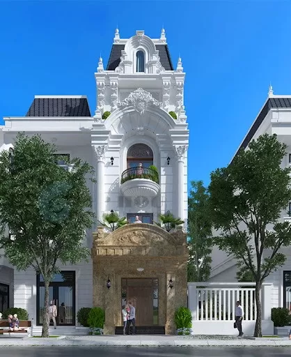 Mẫu nhà ống 3 tầng kiểu pháp 