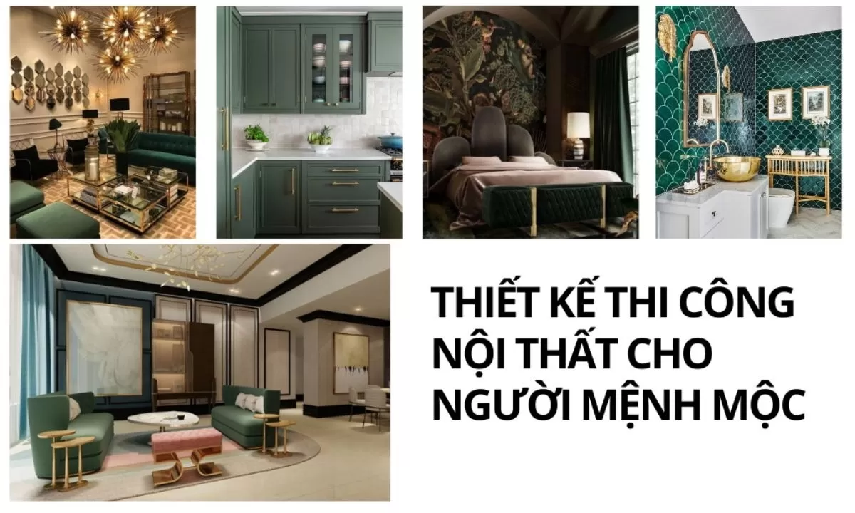 Phong thủy phòng khách cho người mệnh Mộc