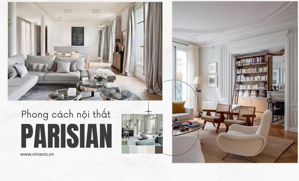 Phong cách nội thất Parisian
