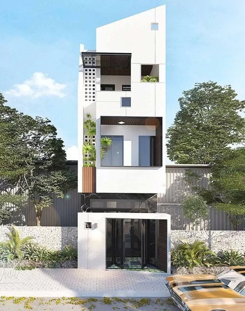 4x16m mẫu nhà ống đẹp 3 tầng 4m mặt tiền đẹp