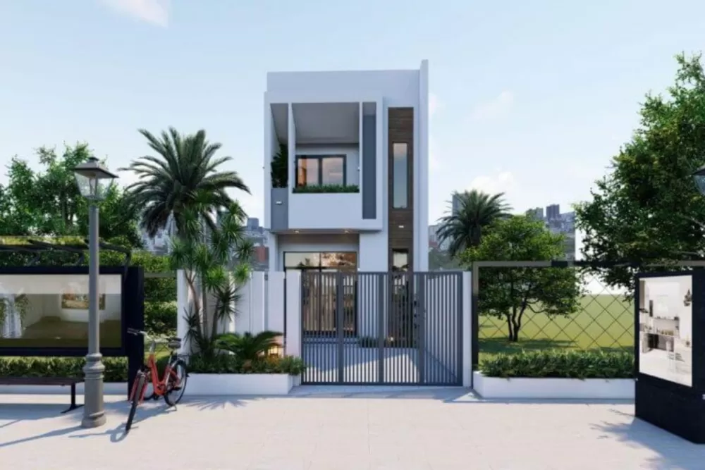 Mẫu nhà mặt tiền 4x12m