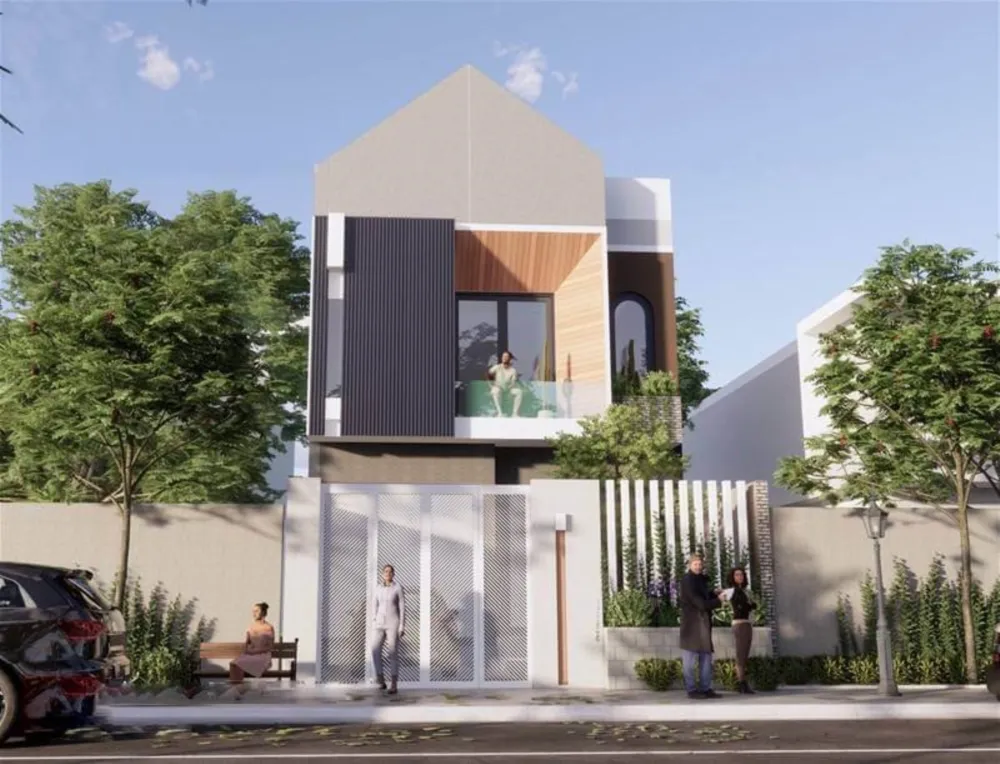Mẫu nhà 2 tầng mặt tiền 4m hiện đại Đẹp, độc, lạ, không đụng hàng