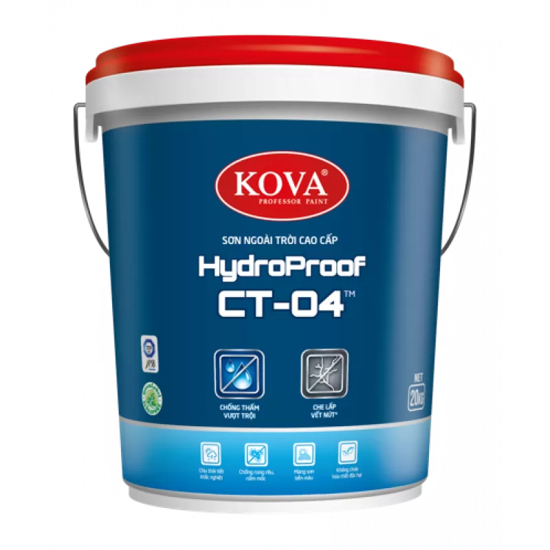 Sơn Kova có khả năng chống thấm và chống nước hiệu quả