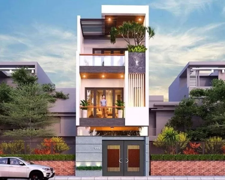 Nhà 3 tầng có 3 phòng ngủ 