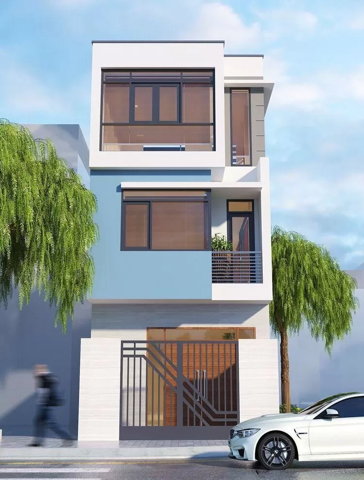 Nhà 3 tầng 800 triệu mái bằng