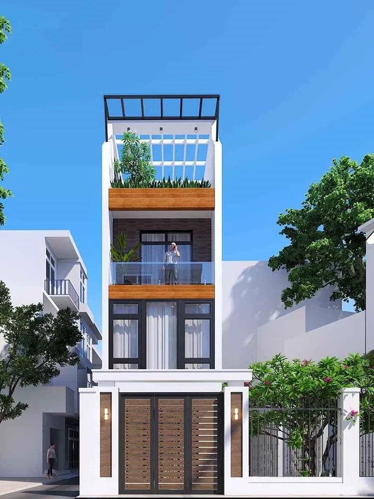 Nhà ống 3 tầng 800 triệu đẹp
