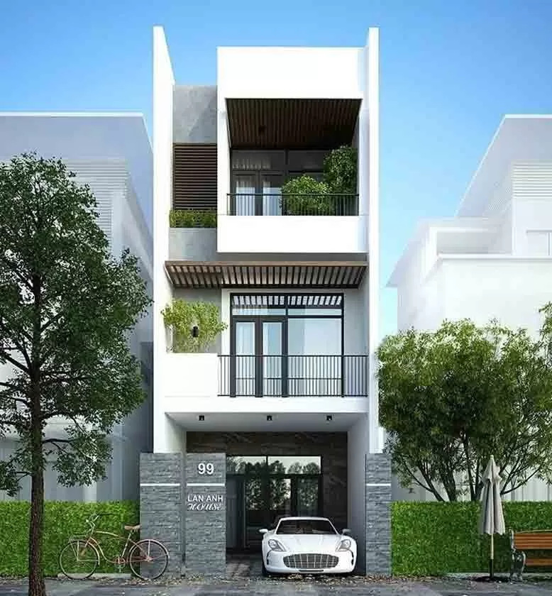 Nhà 3 tầng có gara