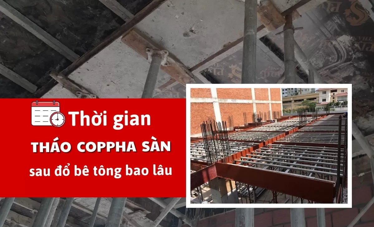 Thời gian tháo coppha sàn