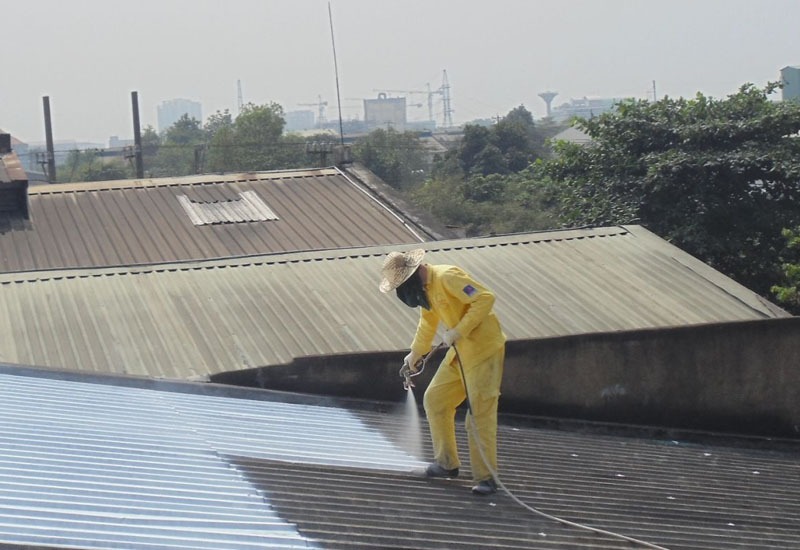 Chống nóng cho mái tôn