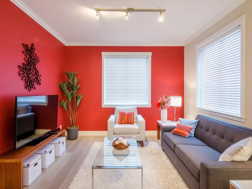 Không gian phòng khách cho người mệnh Hỏa thu hút tiền tài