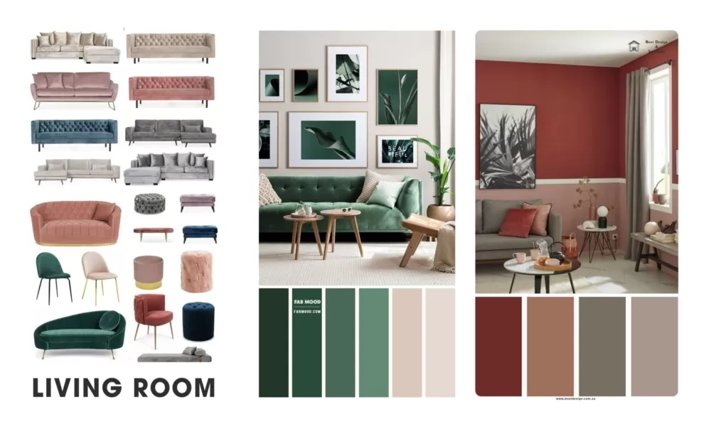 Chất liệu đồ nội thất phòng khách cho người mệnh hỏa