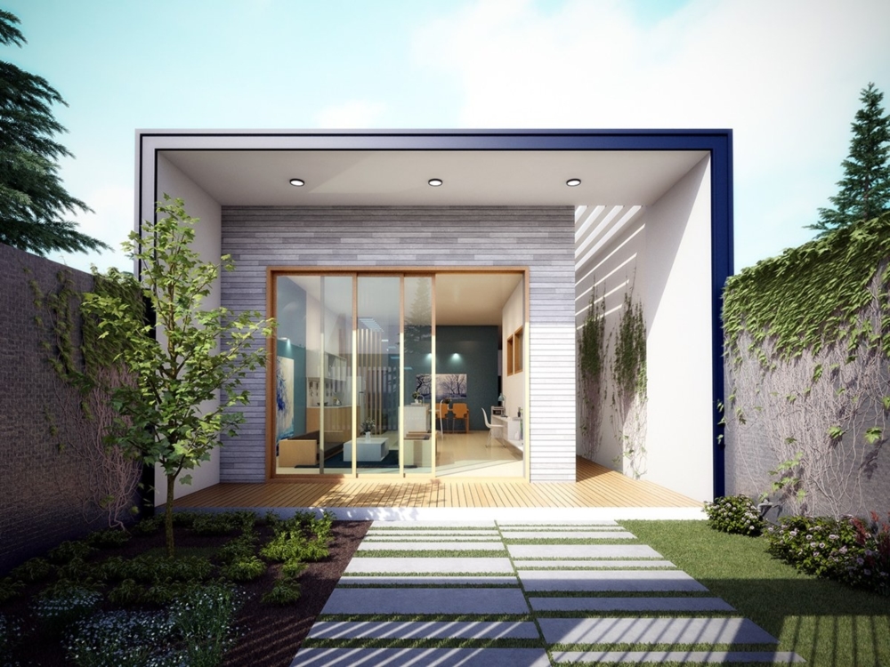 Mẫu nhà cấp 4 6x20m