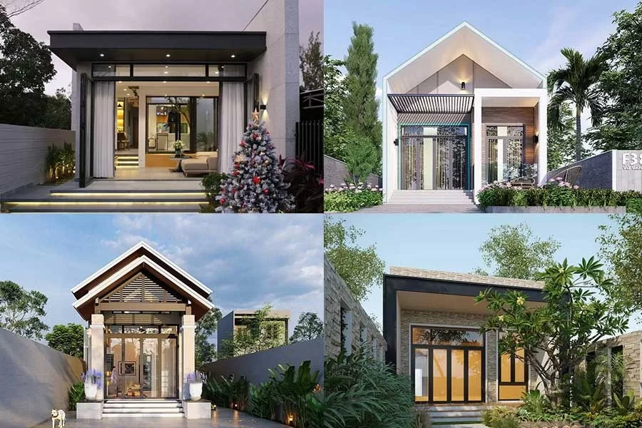 Ưu điểm của thiết kế nhà 1 tầng 3 phòng ngủ 5x20m là tiết kiệm chi phí