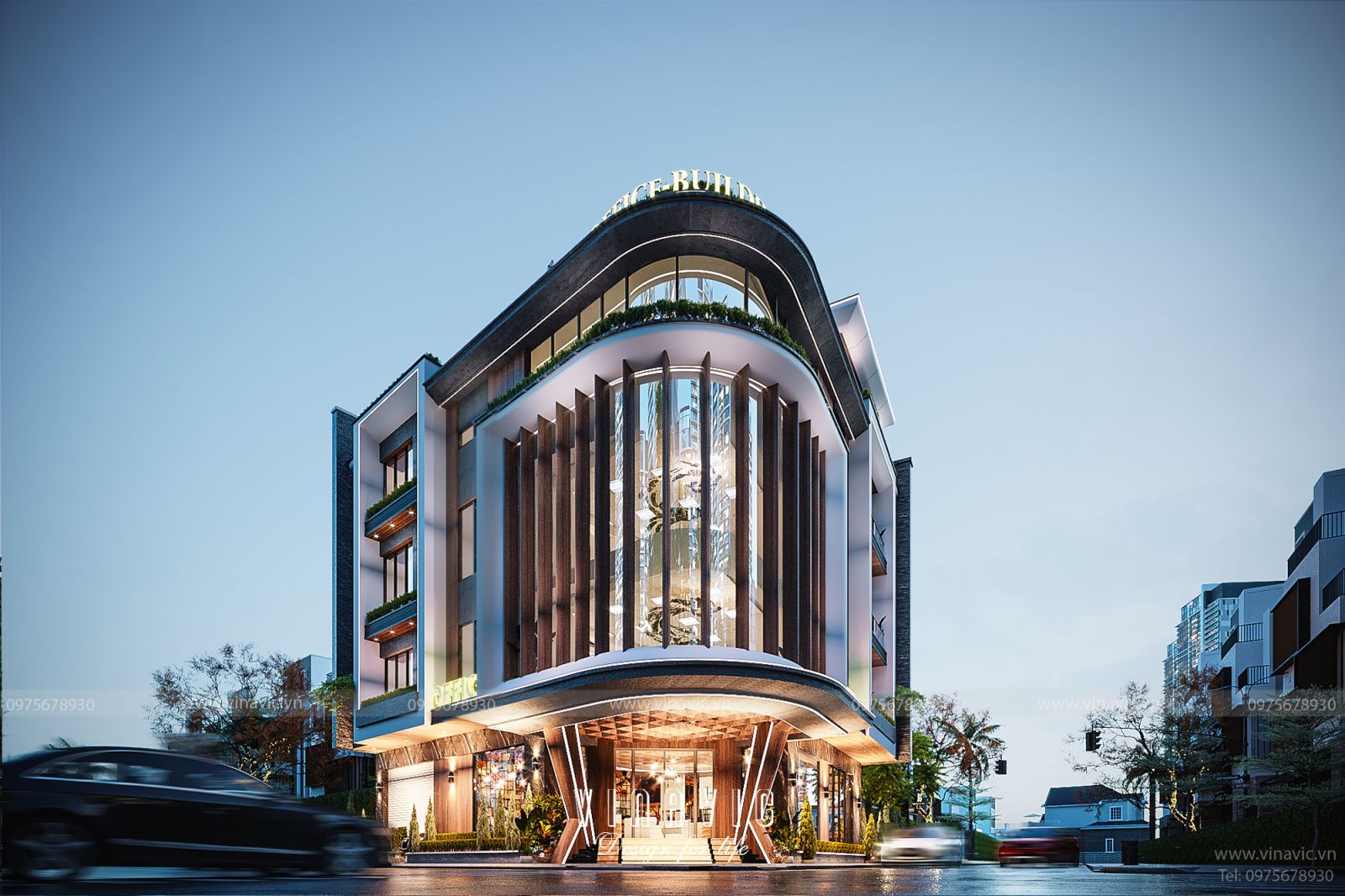 Kiến trúc biệt thự mang phong cách hiện đại