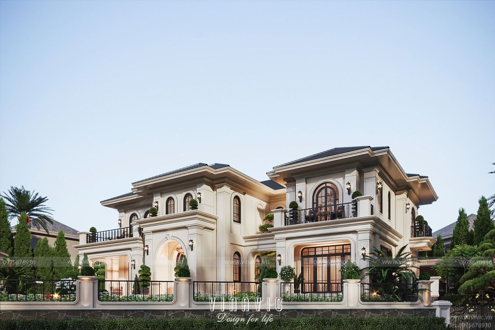 Thông tin biệt thự 2 tầng 1 hầm BT2373