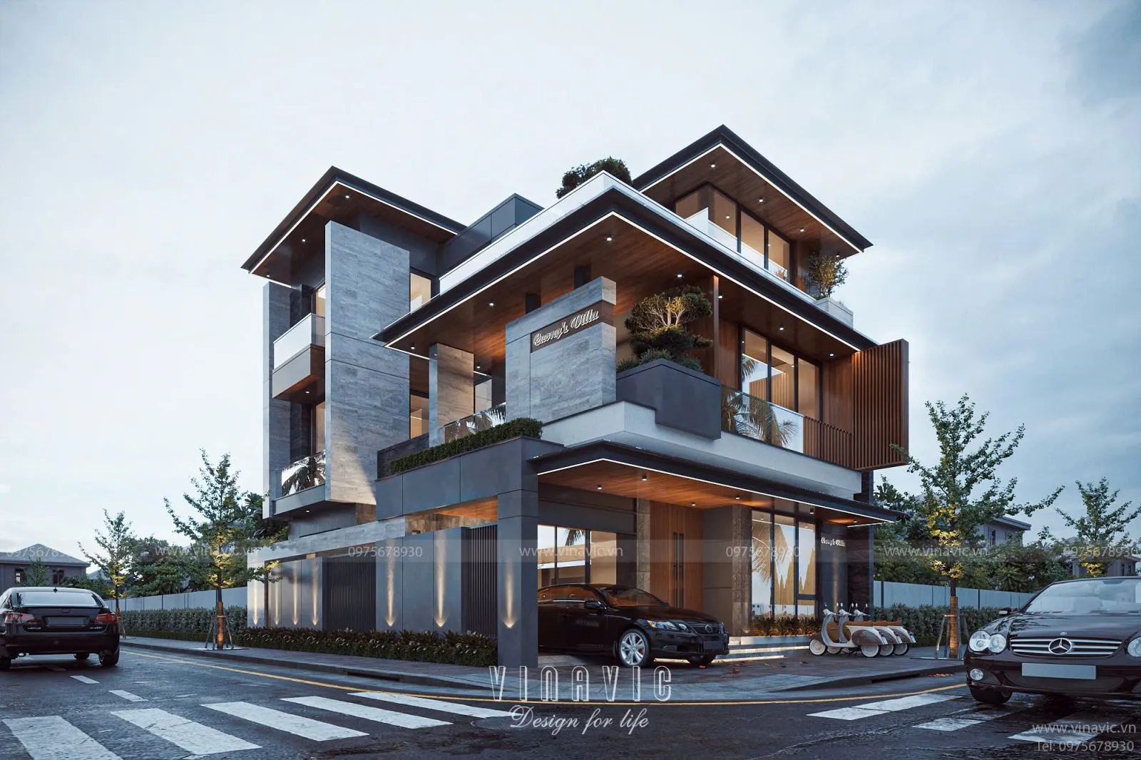 Dự toán kinh phí xây nhà mặt tiền 8m sâu 9m