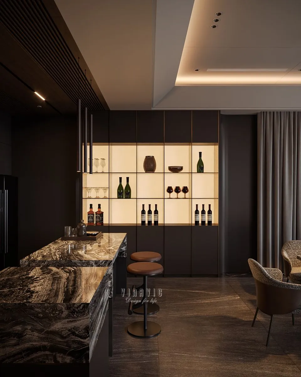 Thiết kế nội thất chung cư 80m² nội thất thông minh