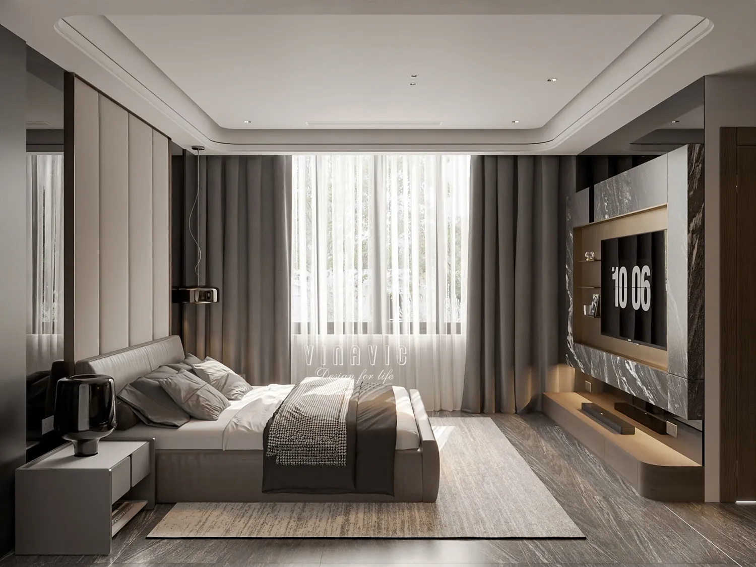 Thiết kế nội thất chung cư 80m² 2 phòng ngủ