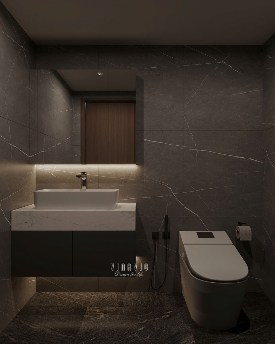 PHỐI CẢNH NỘI THẤT PHÒNG KHÁCH LIÊN THÔNG BẾP TẦNG 1 BIỆT THỰ HIỆN ĐẠI 2 TẦNG NT2332