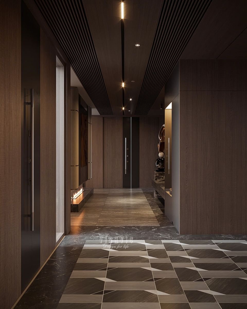 PHỐI CẢNH NỘI THẤT PHÒNG KHÁCH LIÊN THÔNG BẾP TẦNG 1 BIỆT THỰ HIỆN ĐẠI 2 TẦNG NT2332