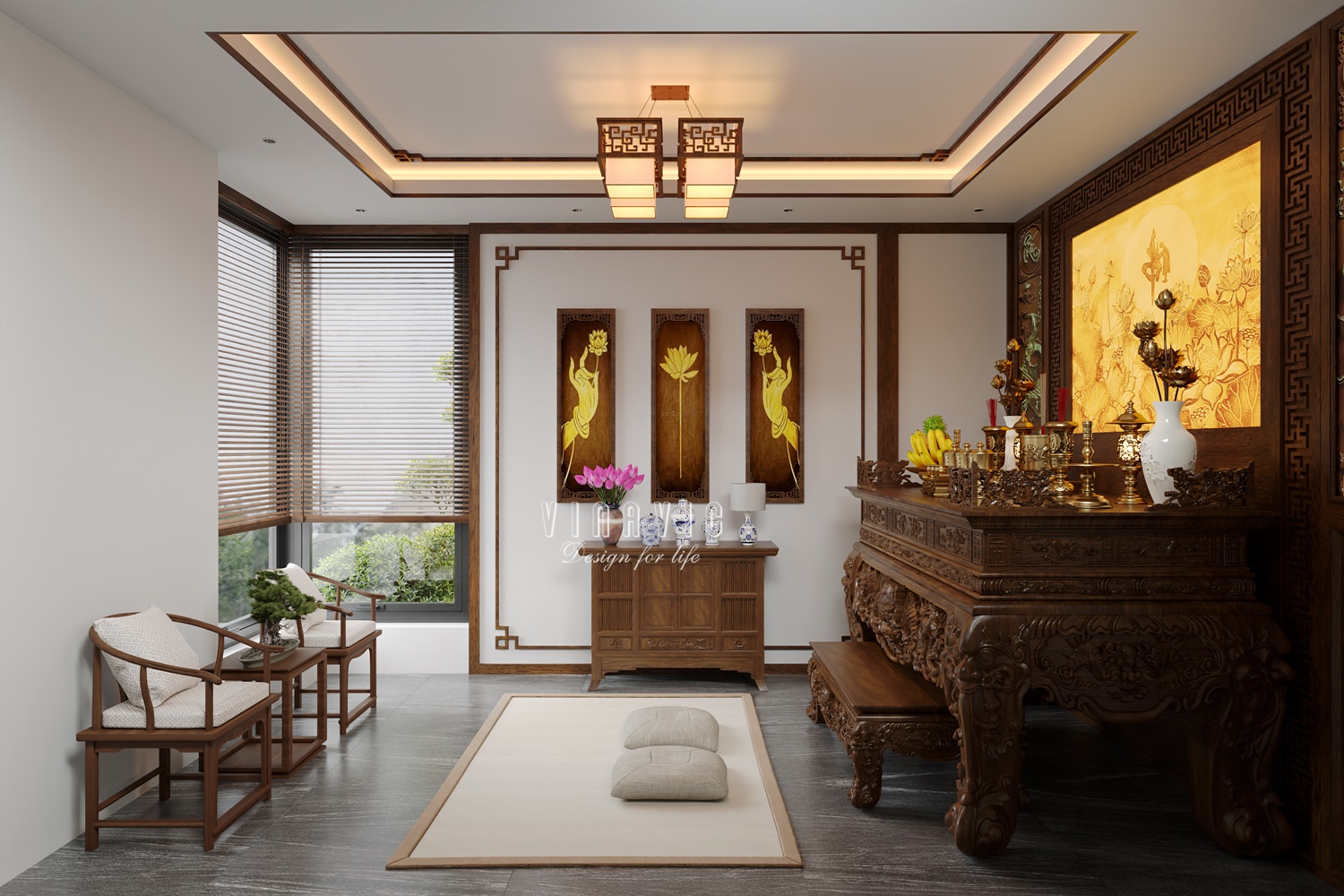 ử dụng cửa chính phụ hoặc đổi hướng cửa chính