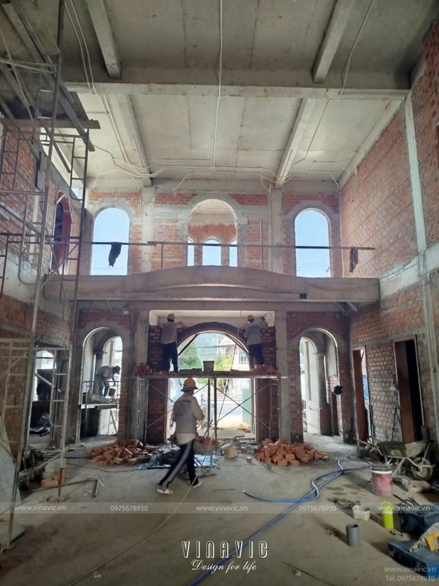 Thi công biệt thự địa trung hải 450m2 (CĐT:Mr Phát - Cam Ranh) TCBT2242