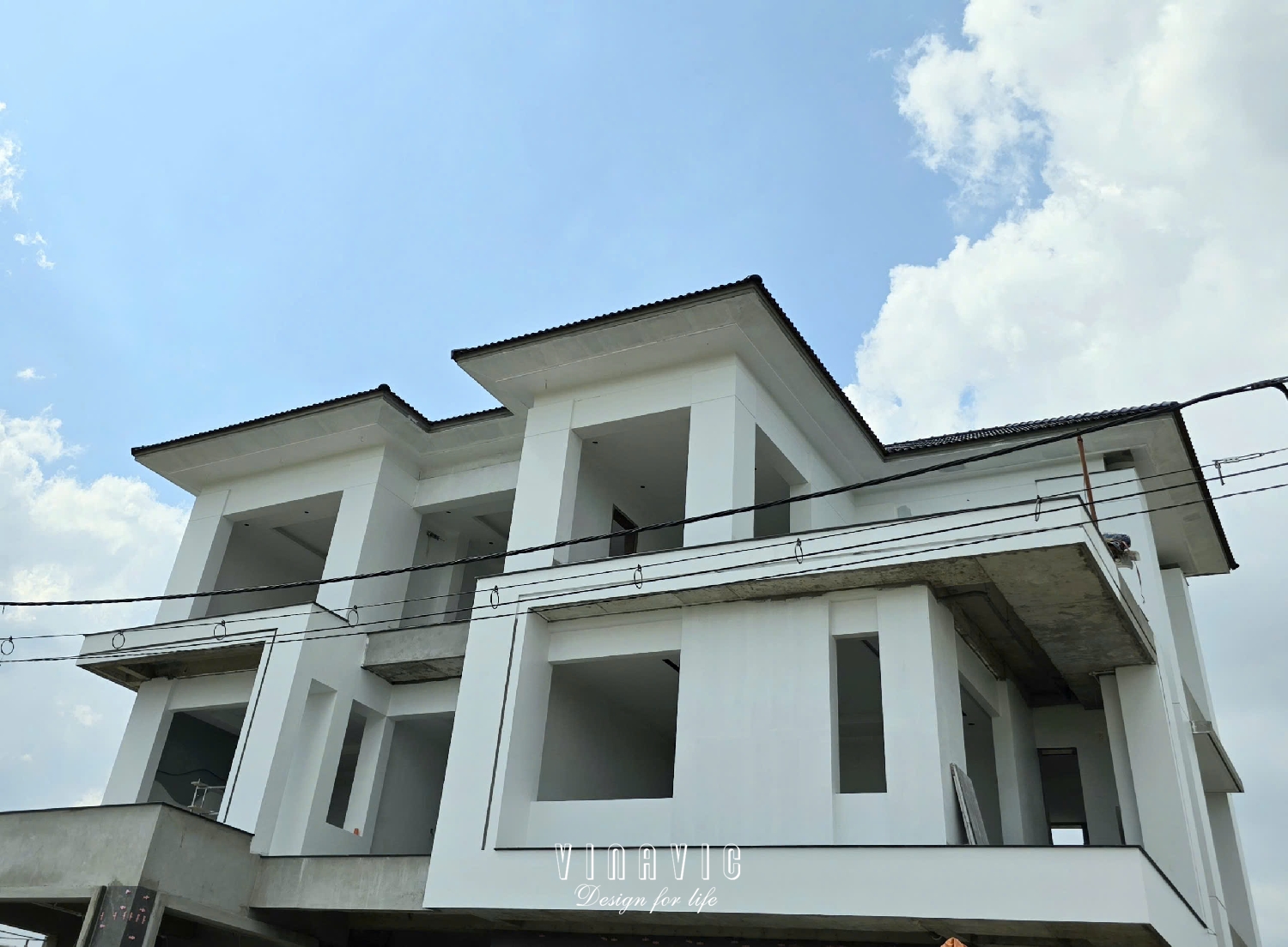 Thi công biệt thự 3 tầng hiện đại 12x15m (CĐT: Mr Tuyến - Ninh Bình) TCBT2247