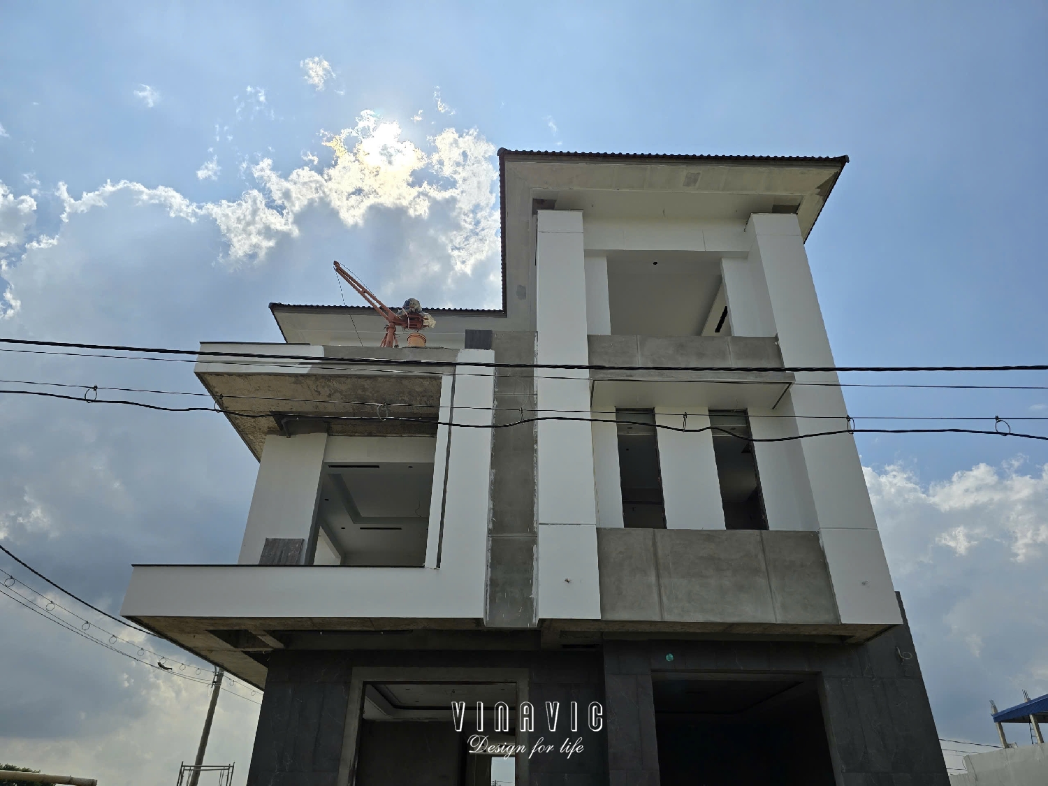 Thi công biệt thự 3 tầng hiện đại 12x15m (CĐT: Mr Tuyến - Ninh Bình) TCBT2247