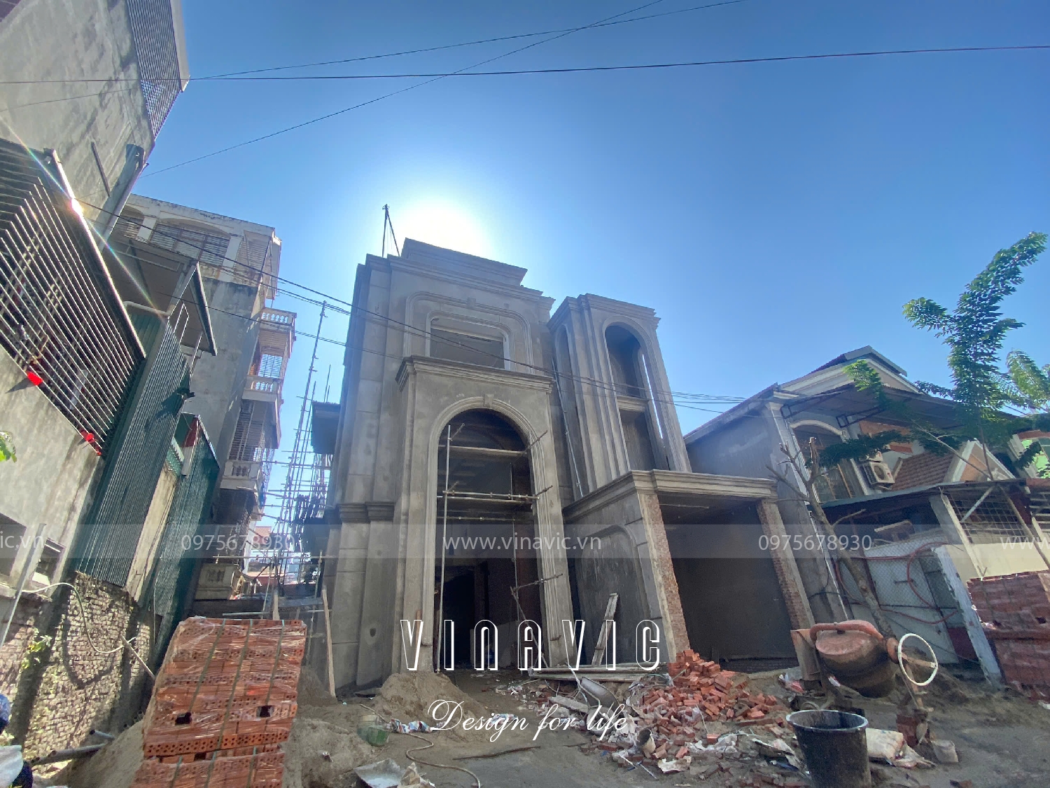 Thi công biệt thự 4 tầng 20x10m (CĐT: Mrs Linh- Lào Cai) TCBT2248