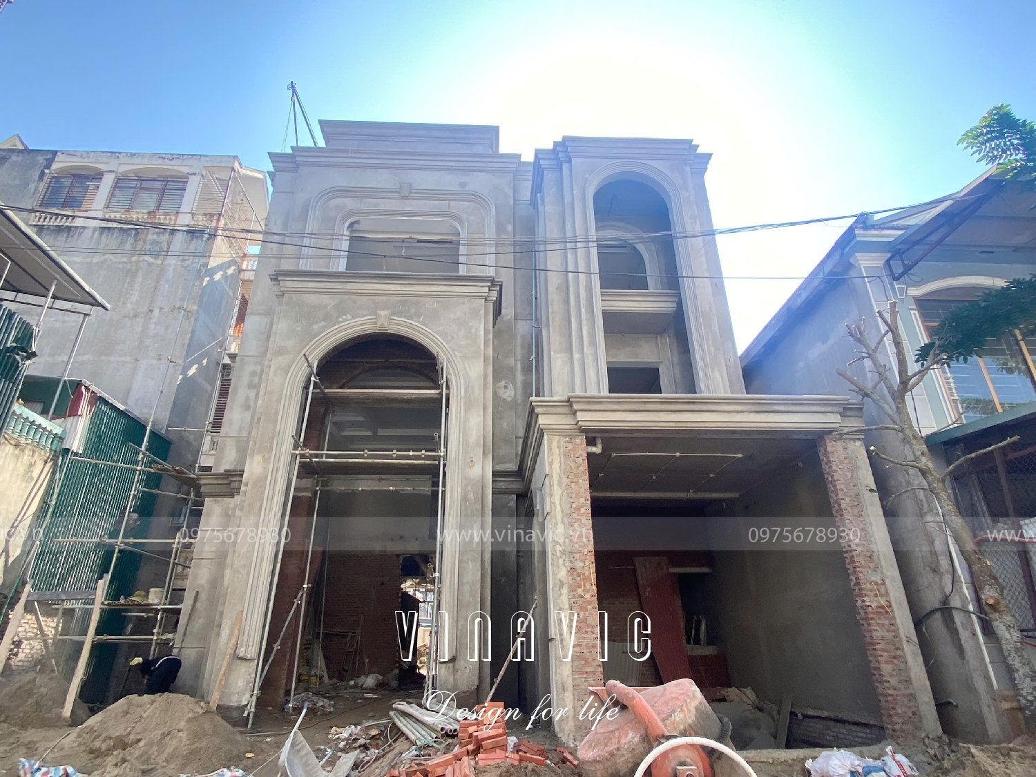 Thi công biệt thự 4 tầng 20x10m (CĐT: Mrs Linh- Lào Cai) TCBT2248