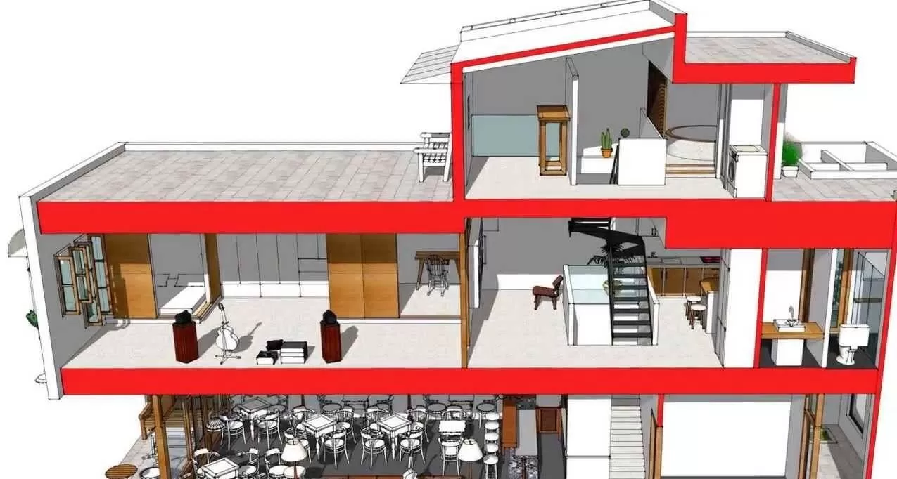  Chứng năng của tầng tum sân thượng