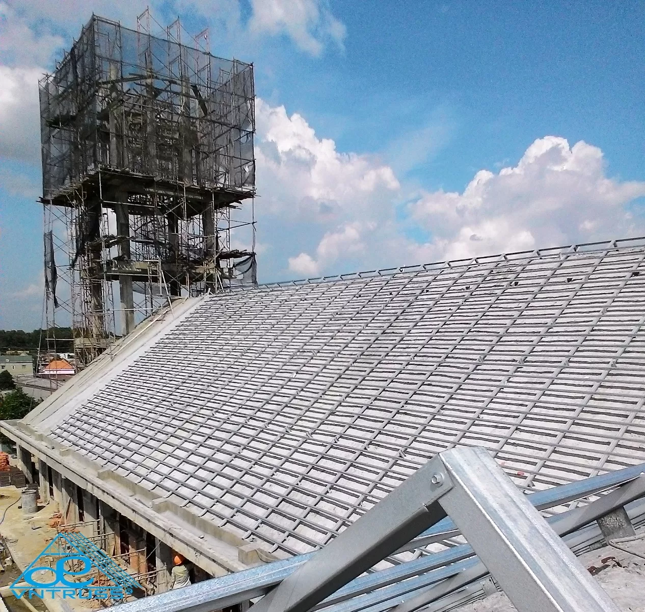 Mái bê tông cốt thép