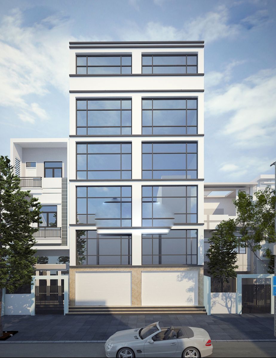 nhà 6 tầng có thang máy