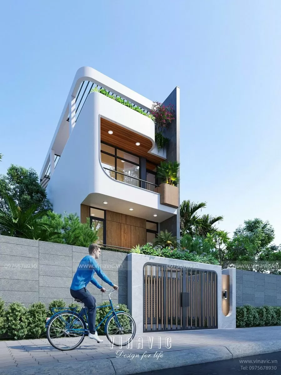 Nhà phố 2 tầng 1 tum 80m2