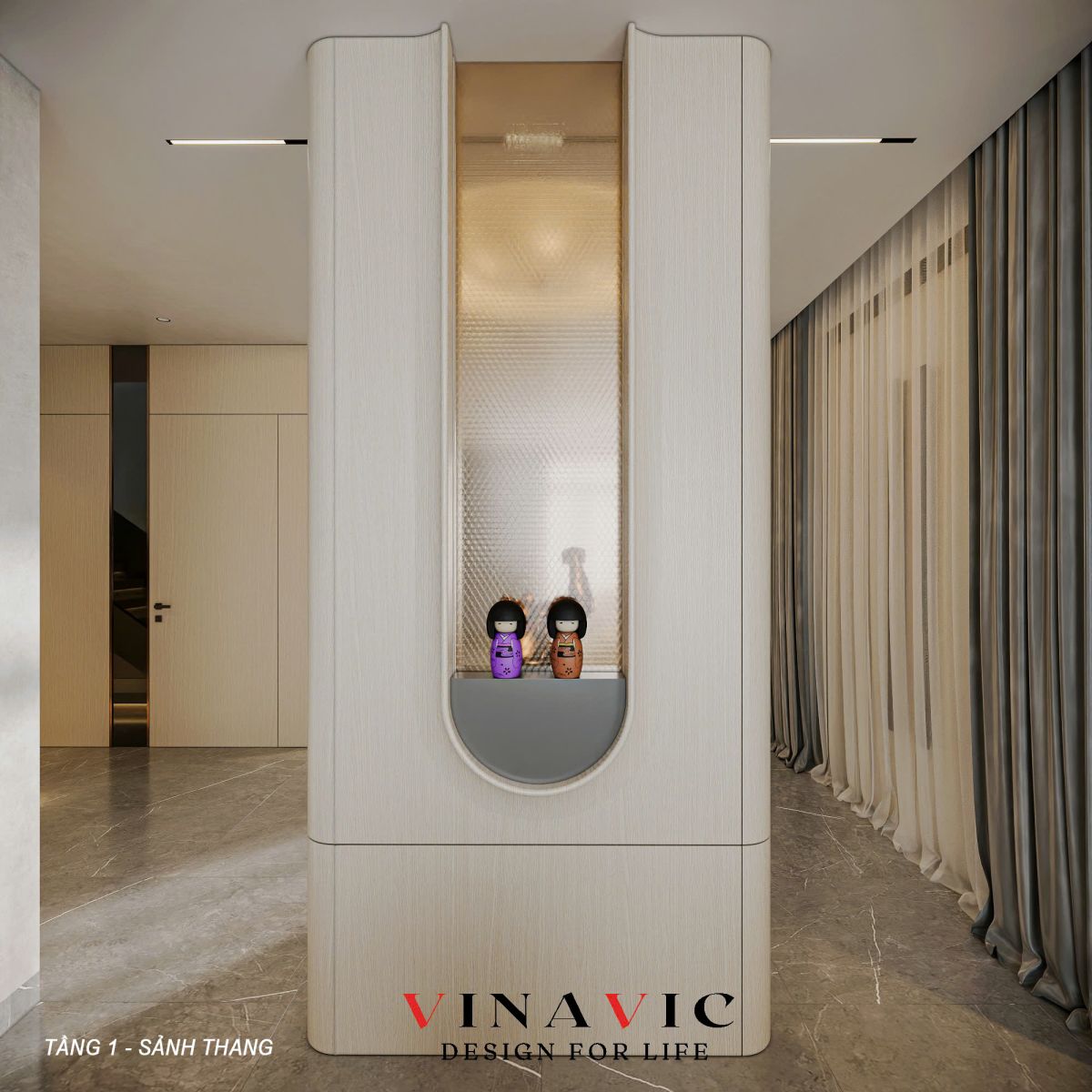 Thiết kế nội thất biệt thự cao cấp (CĐT: Mrs Thủy - Phú Thọ) NT2333