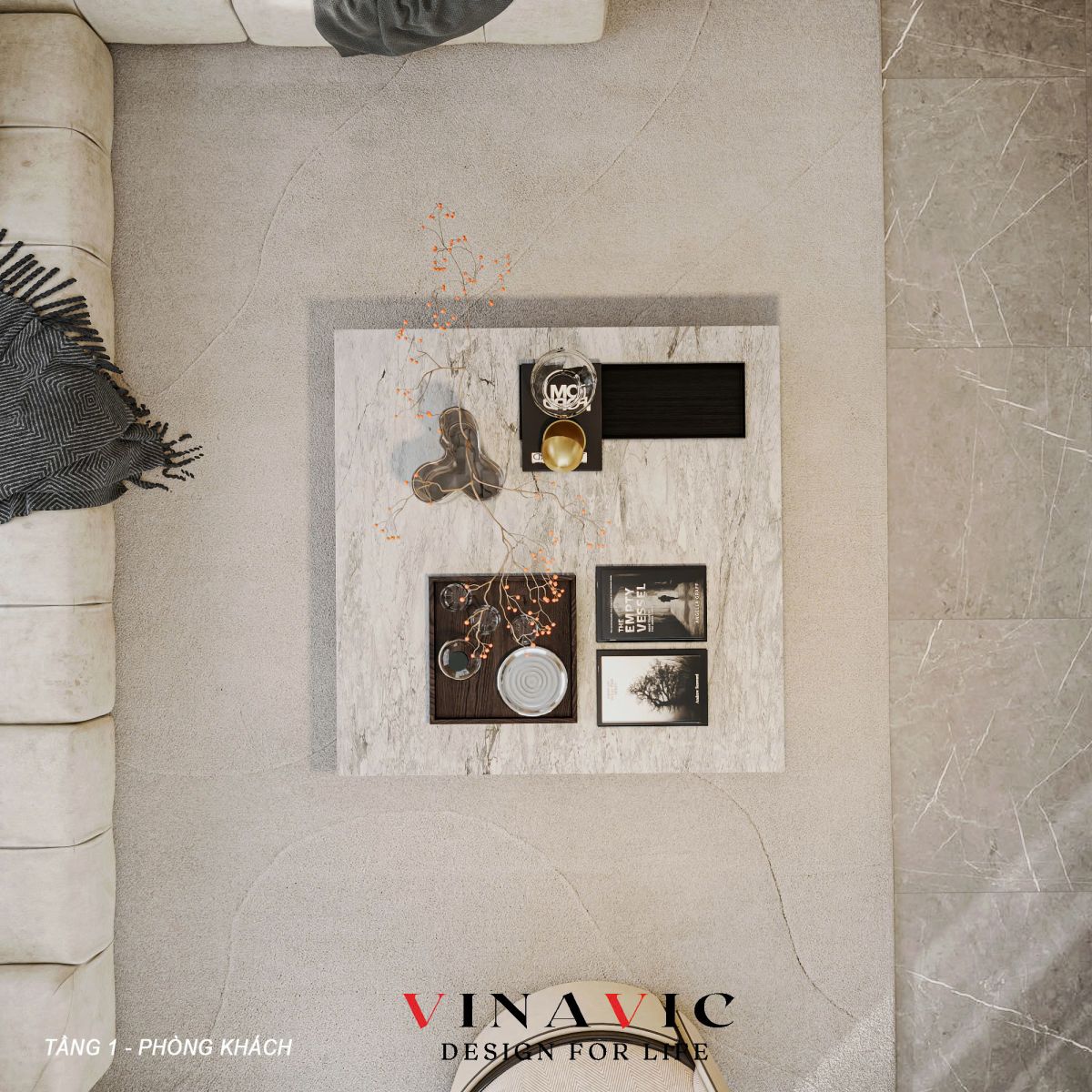 Thiết kế nội thất biệt thự cao cấp (CĐT: Mrs Thủy - Phú Thọ) NT2333