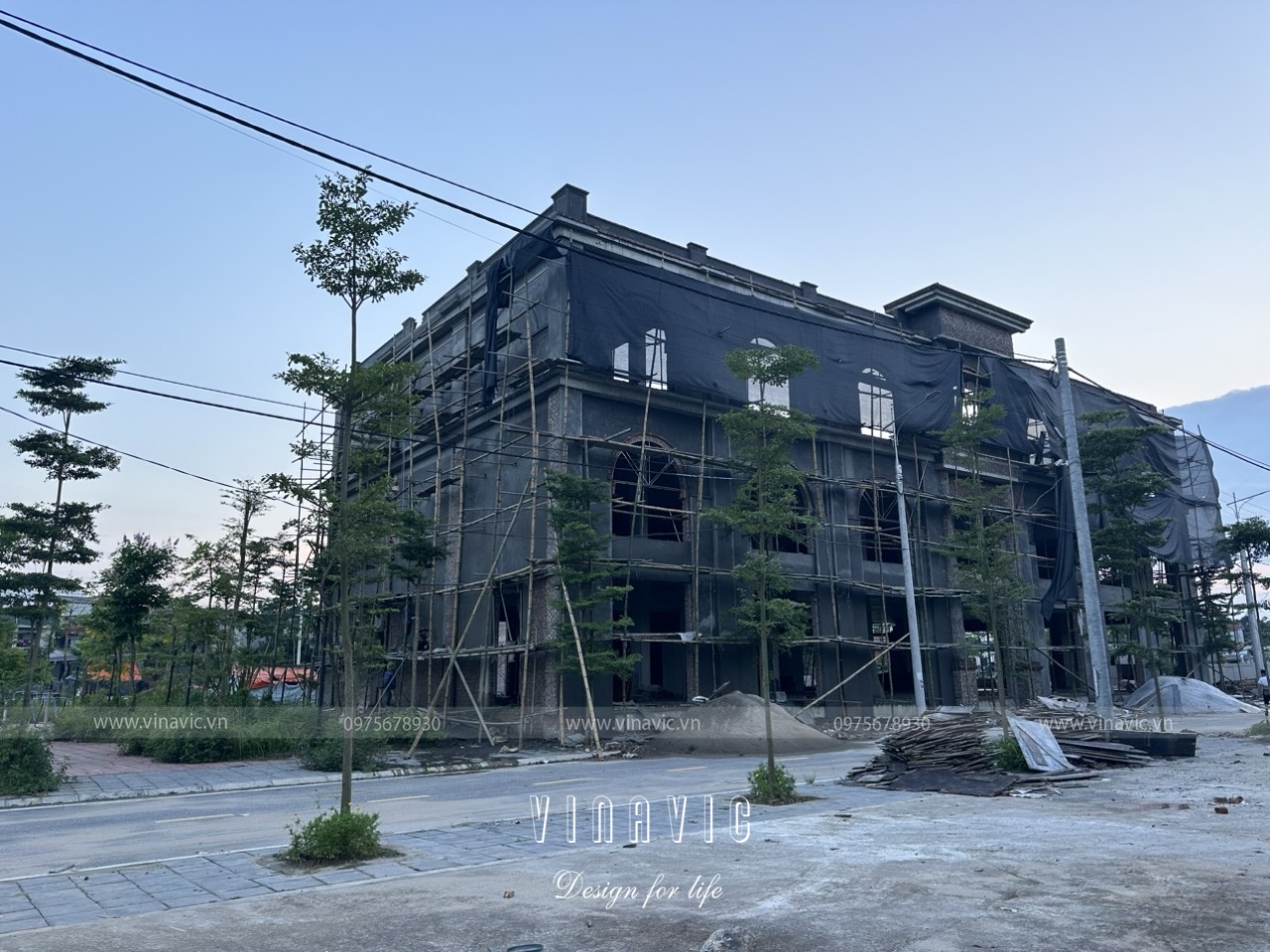 Thi công trung tâm tiệc cưới sang trọng tân cổ điển 1350m2 TCBT2240