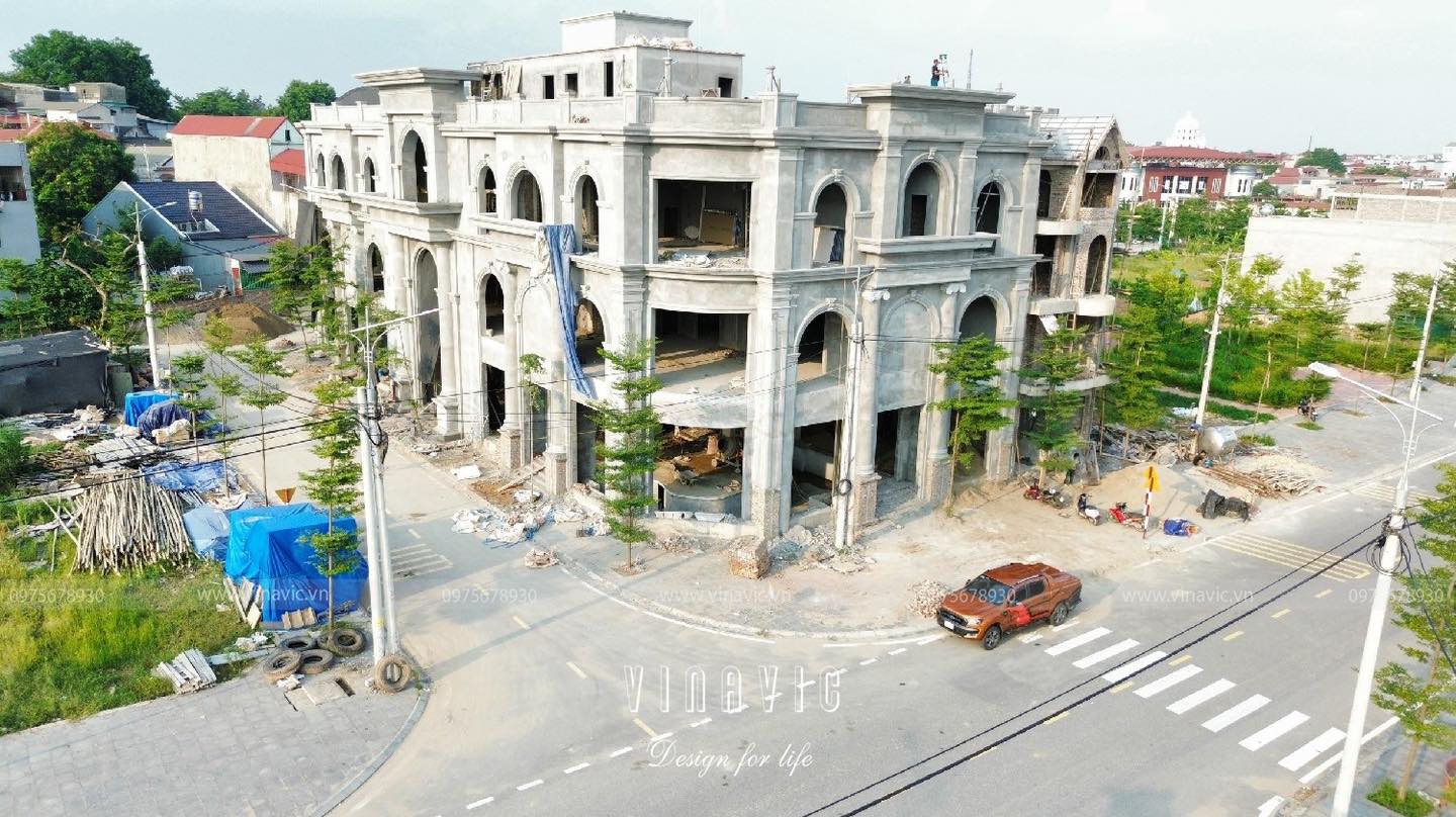 Thi công trung tâm tiệc cưới sang trọng tân cổ điển 1350m2 TCBT2240