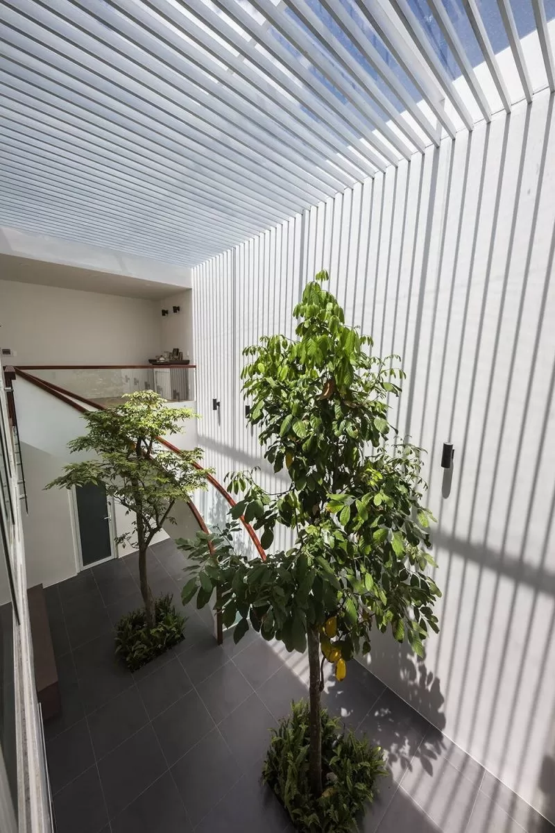 Mái Polycarbonate giếng trời