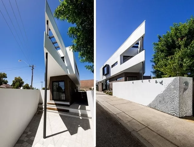 Không nên xây kiểu nhà bị nhọn góc tường hàng xóm hướng vào