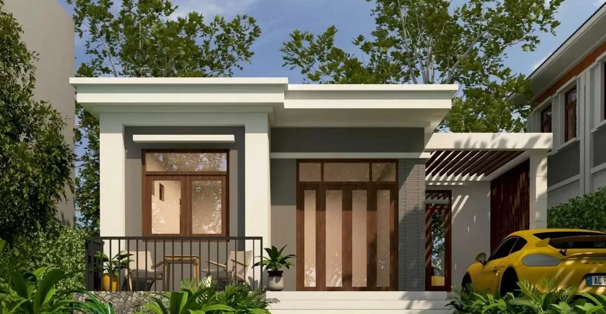 Mẫu nhà 500 triệu 1 tầng