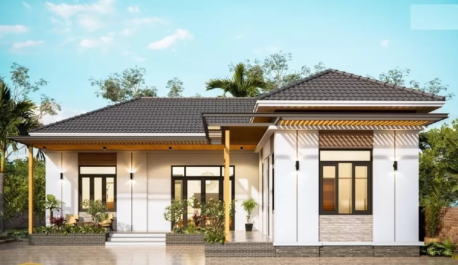 Mẫu nhà ngang 12m sâu 7m