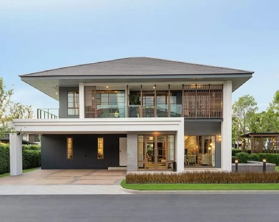 Mẫu nhà ngang 12m sâu 7m