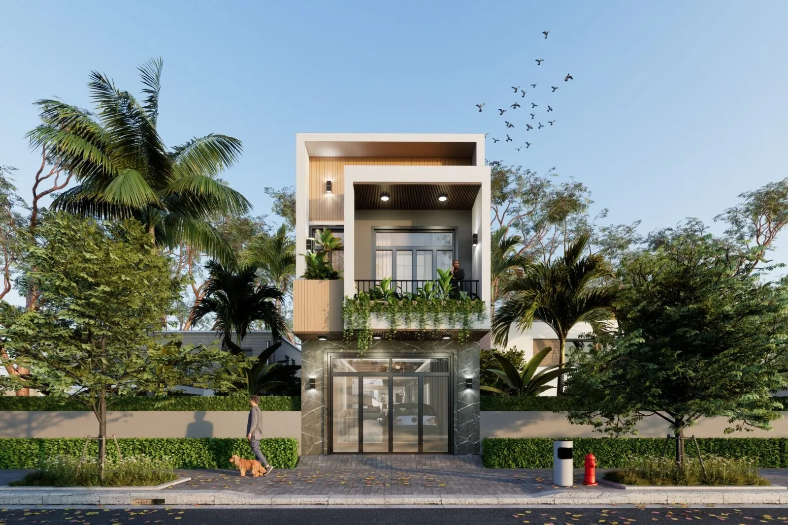 Thiết kế nhà đẹp cho diện tích nhỏ 2 tầng