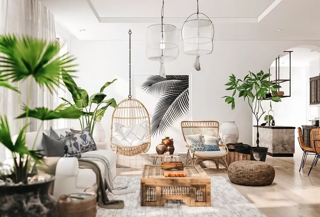 Phong cách Tropical có nguồn gốc từ khu vực nhiệt đới