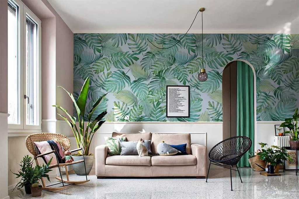 Phối hợp màu sắc nhiệt đới tinh tế vào từng chi tiết nội thất